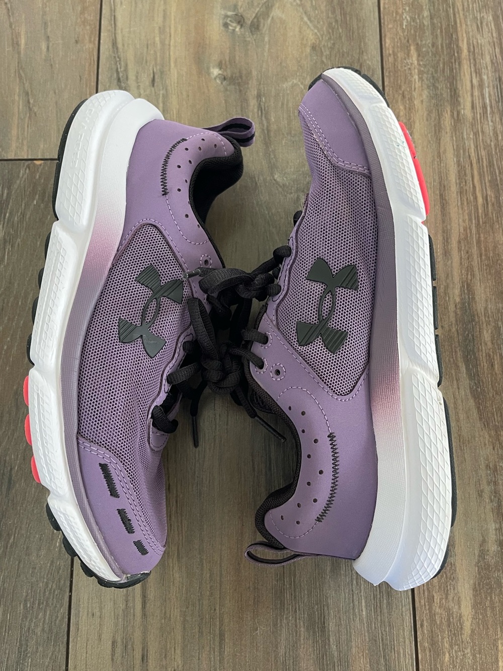 Under Armour Women’s Charged Assert 10 Retro Purple running shoes size US 7.5 - Picture 4 of 14